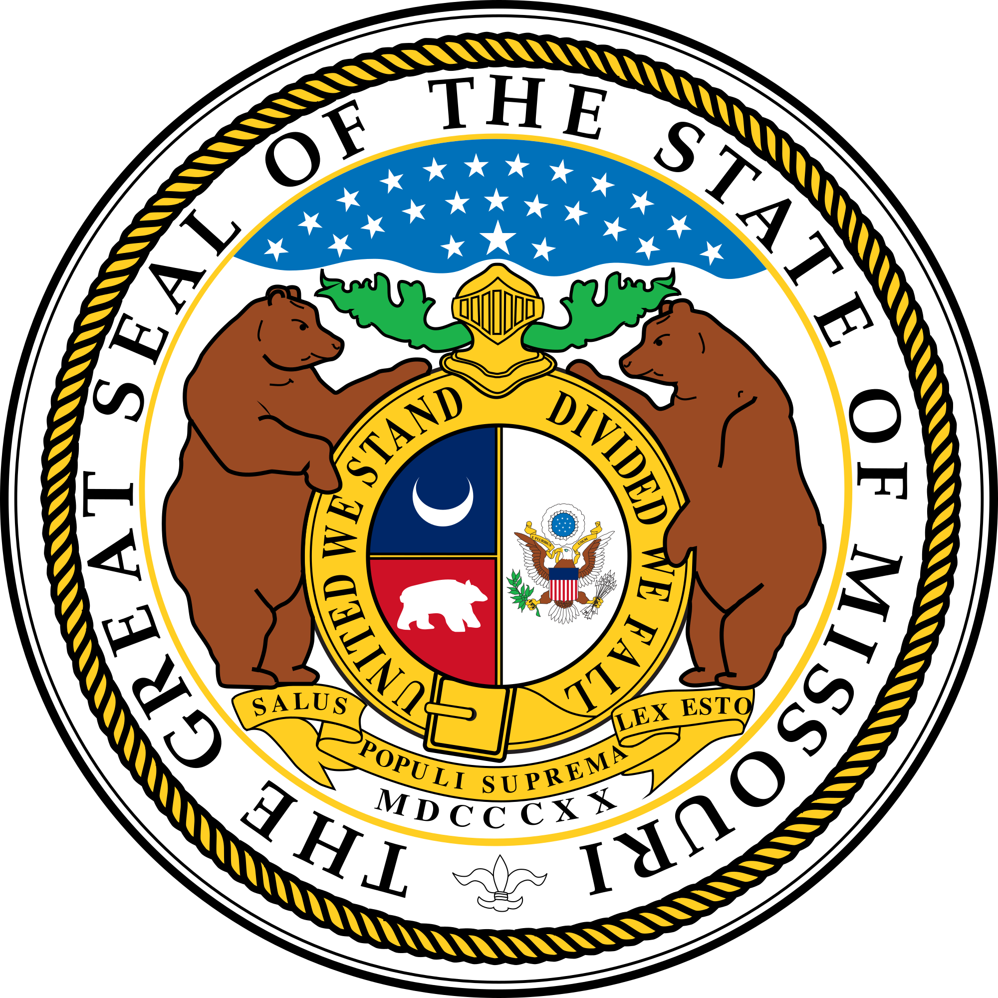 United States House Of Representatives Elections In - State Seal Of Missouri (1600x1600)