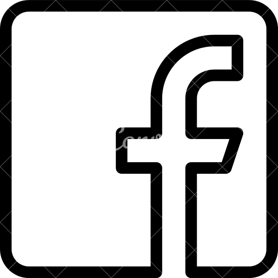 Facebook Icon - Facebook Icon Black White (550x550)