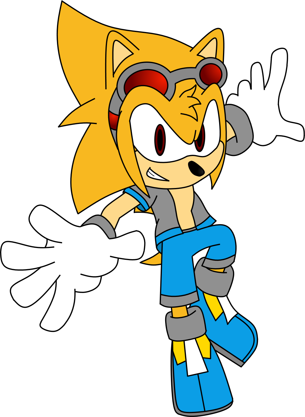 Flair The Hedgehog - New Year (1012x1382)