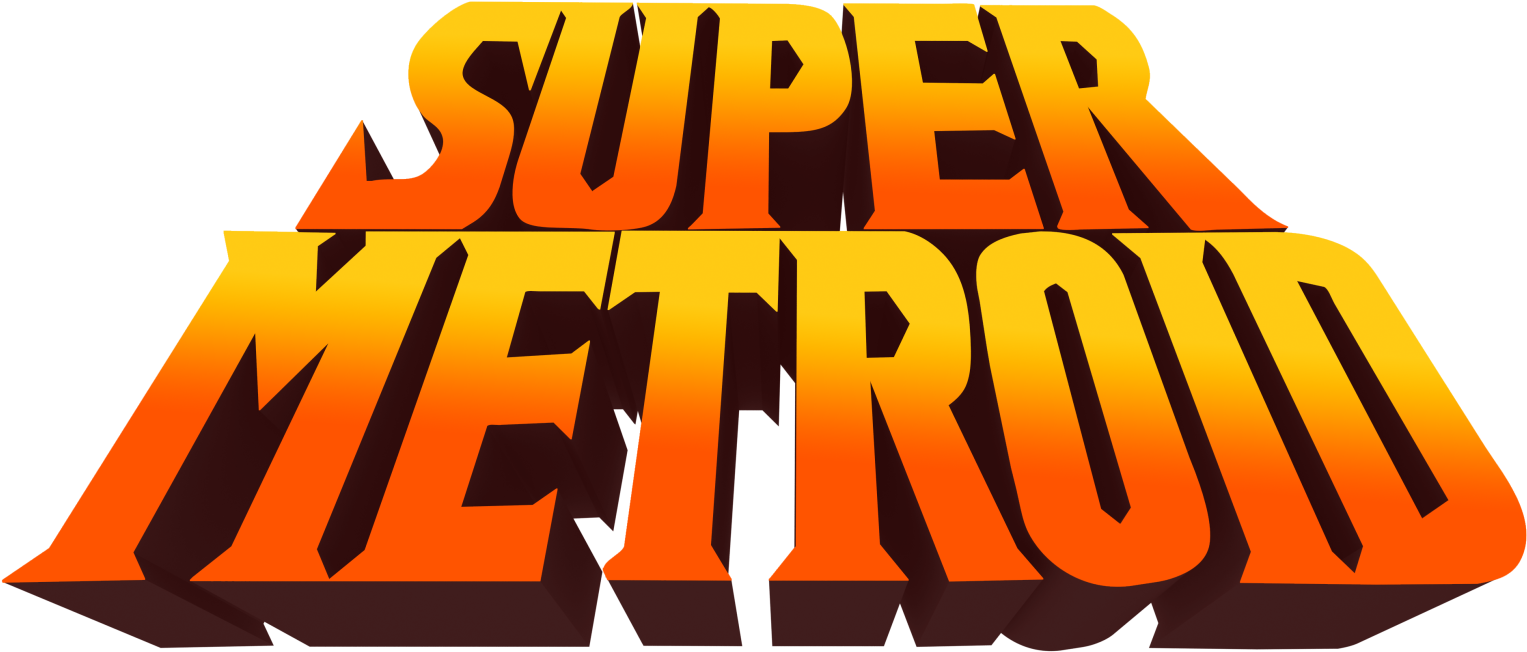 Super Logo Download - Super Metroid Logo Png (1598x748)