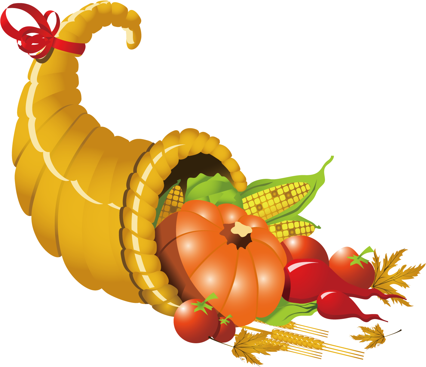 Cornucopia Thanksgiving Clip Art - Cornucopia Thanksgiving Clip Art (1500x1500)