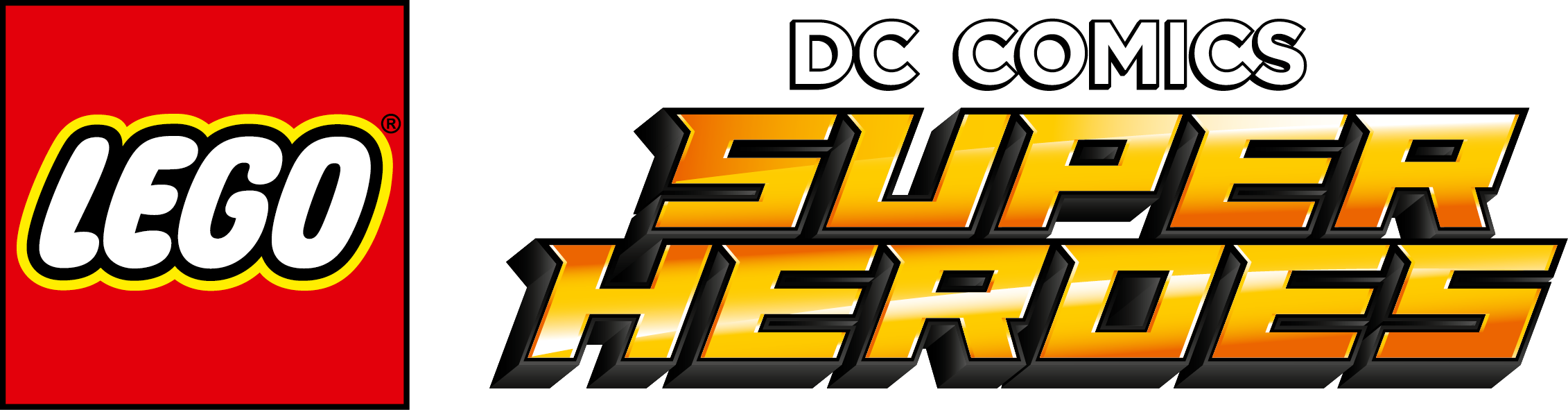 Lego Dc Comic Super Heroes Logo - Lego Dc Super Villains (2262x591)