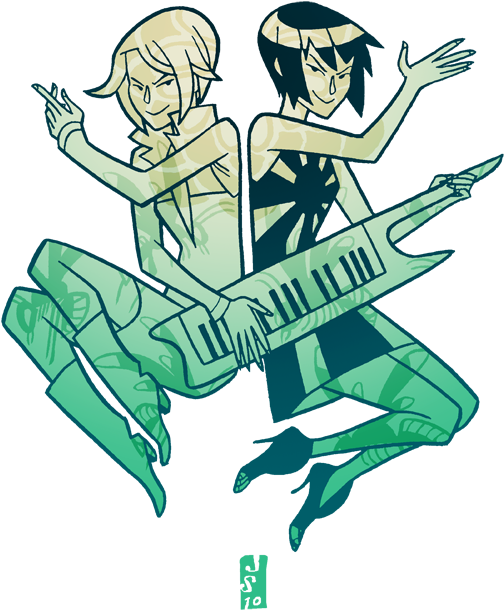 Ramona Flowers Green Fictional Character Cartoon Art - Scott Pilgrim Gender Bender (518x650)