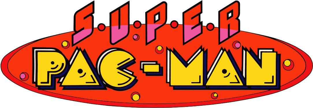 Super Pac-man Logo By Ringostarr39 - Pac-man Heat Change Mug (1102x396)