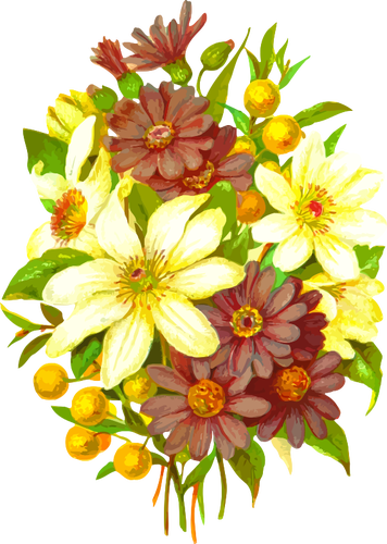 Bouquet Drawing - Blumen: Eine Philosophische Dichtung (356x500)