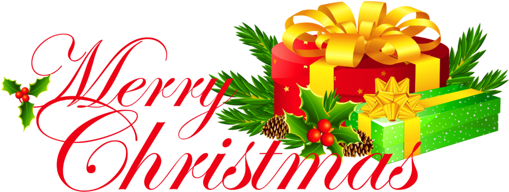 This Png Image - Merry Christmas Clip Art (1100x440)