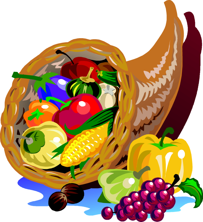 Being Grateful For Yourself And Your Life - Cornucopia (684x750)