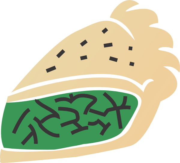 Green Pie Clip Art At Clker - Clip Art (600x545)