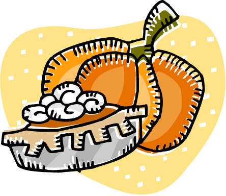 Png - - Pumpkin Pie (444x384)