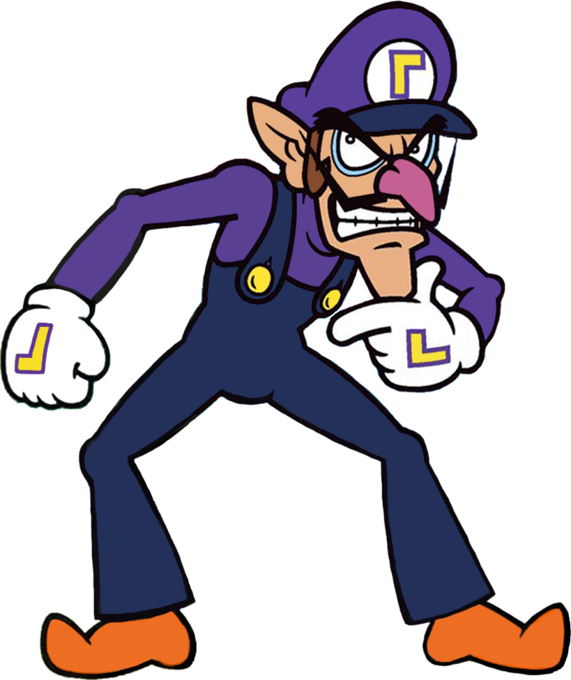 Waluigi's Cap Redesigned By Koopshikinggeoshi - Opposite Of Mario And Luigi (819x975)