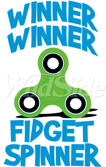 Winner Winner Fidget Spinner Neon - Fidget Spinner (600x600)
