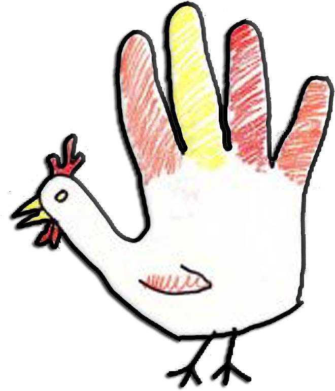 Turkey - Draw A Turkey Tracing Your Hand (680x827)