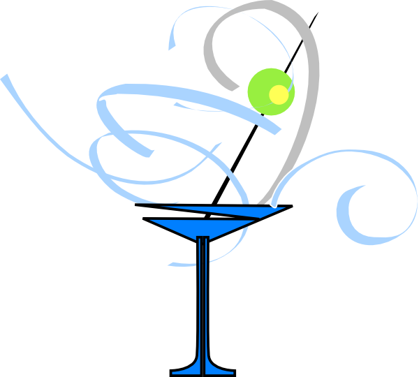 Martini Cocktail Glass Margarita Clip Art - Cocktail Glass (600x540)