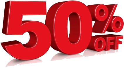 50% Off Png File - 50% Off (437x276)