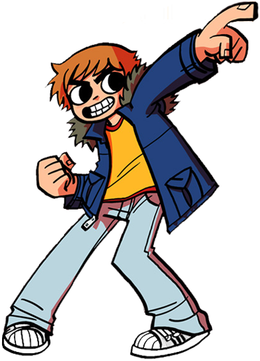 Scott Pilgrim - Scott Pilgrim Comic Characters (372x517)