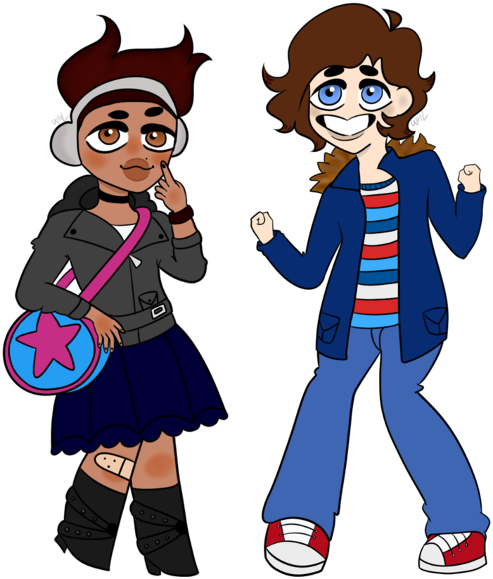 Some More Scott Pilgrim And Bmc Crossover By Big Bad - Cartoon (830x963)