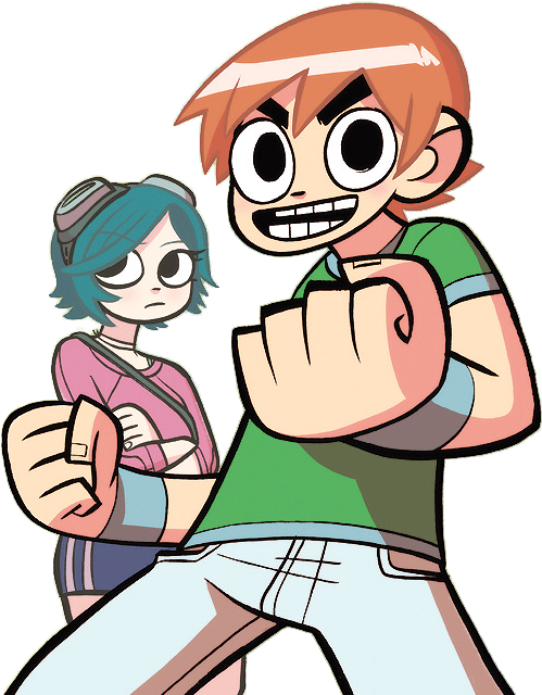 Scott Pilgrim With Ramona 2 By Jailboticus - Scott Pilgrim Gets It Together (709x650)