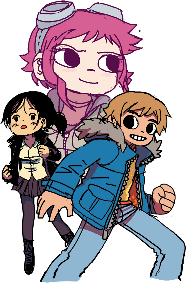 Previously Unpublished Scott Pilgrim Sketch, - Scott Pilgrim Sketch (700x975)