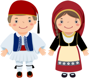 Kid's Menu - Italy Traditional Clothing For Kids (450x358)