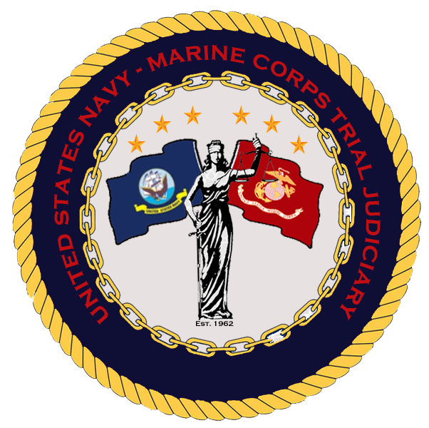 Navy-marine Corps Trial Judiciary Seal - Us Navy (602x600)