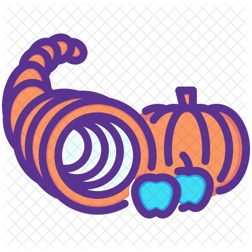 Cornucopia Icon - Illustration (512x512)