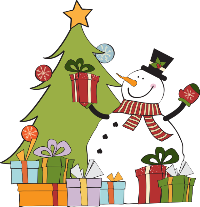 Christmas Clip Art Including That Includes Snowmen - Clip Art (640x662)