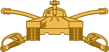 Us Army Cavalry - Army Armor Officer (434x385)