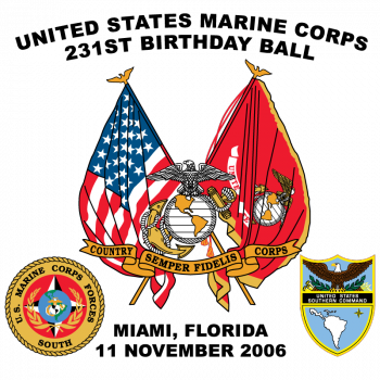 Usmc United States Marine Corps 231st Birthday Ball - Dr. Seuss Personalized Photo Vinyl Banner (350x350)