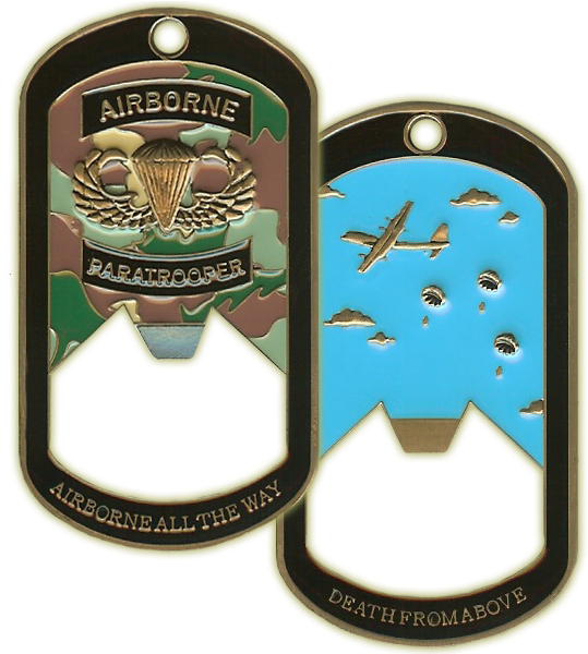 United States Army - Paratrooper Dog Tag (559x599)