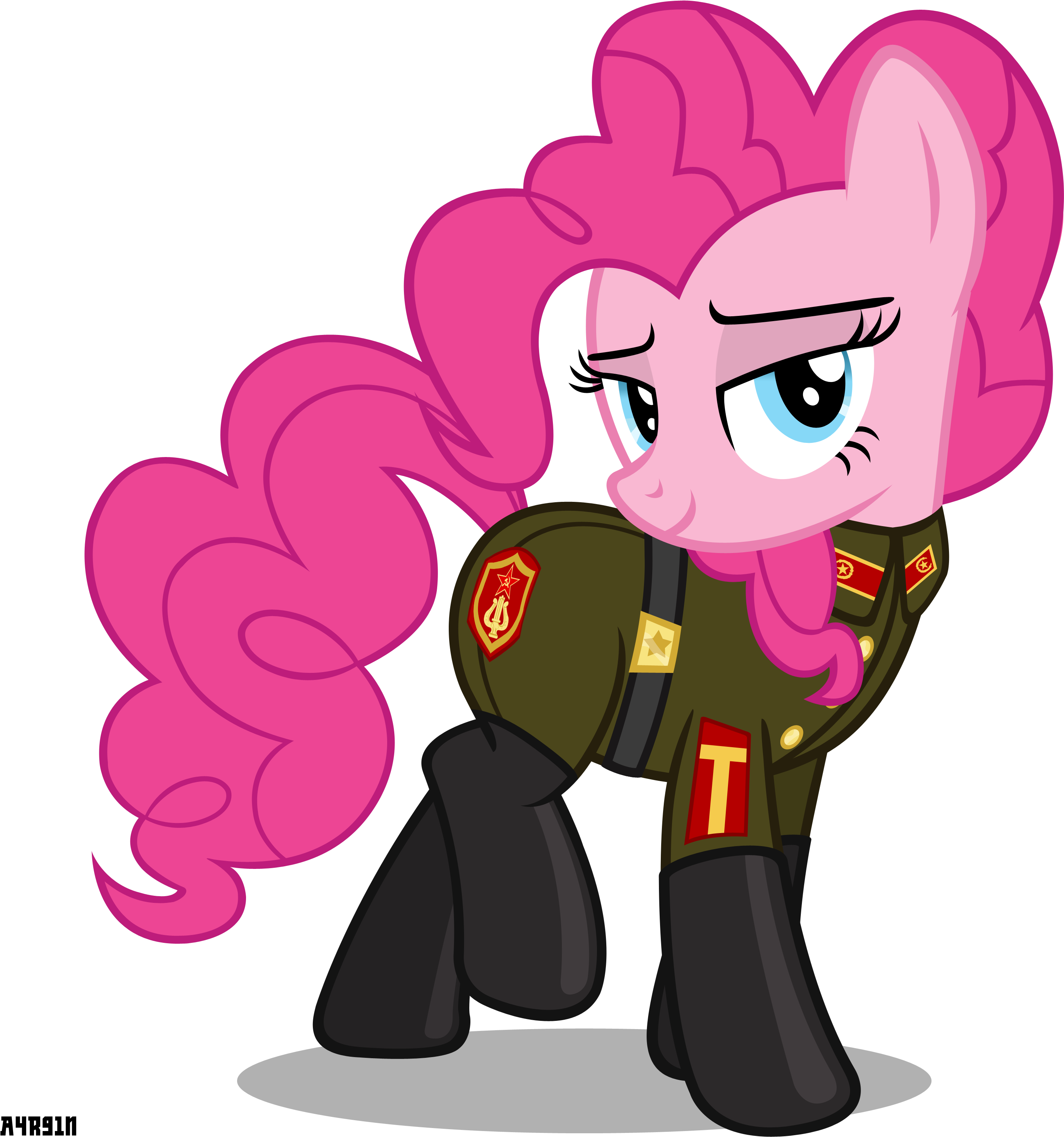 716584 Artista4r91n Bedroom Eyes Clothes Communism - Pinkie Pie With Socks (3000x3100)