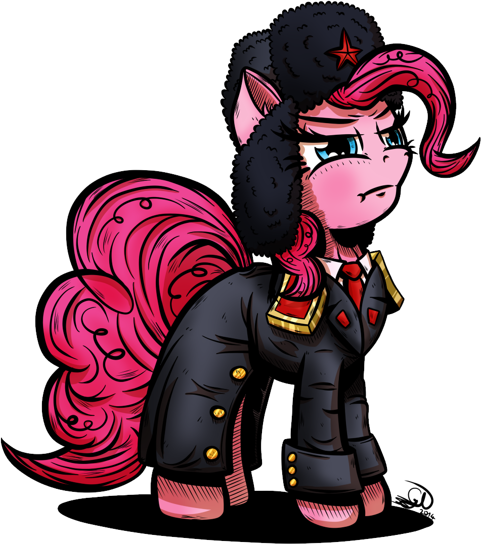 Gray Day, Clothes, Communism, Hat, Pinkie Pie, Safe, - Cartoon (971x1091)