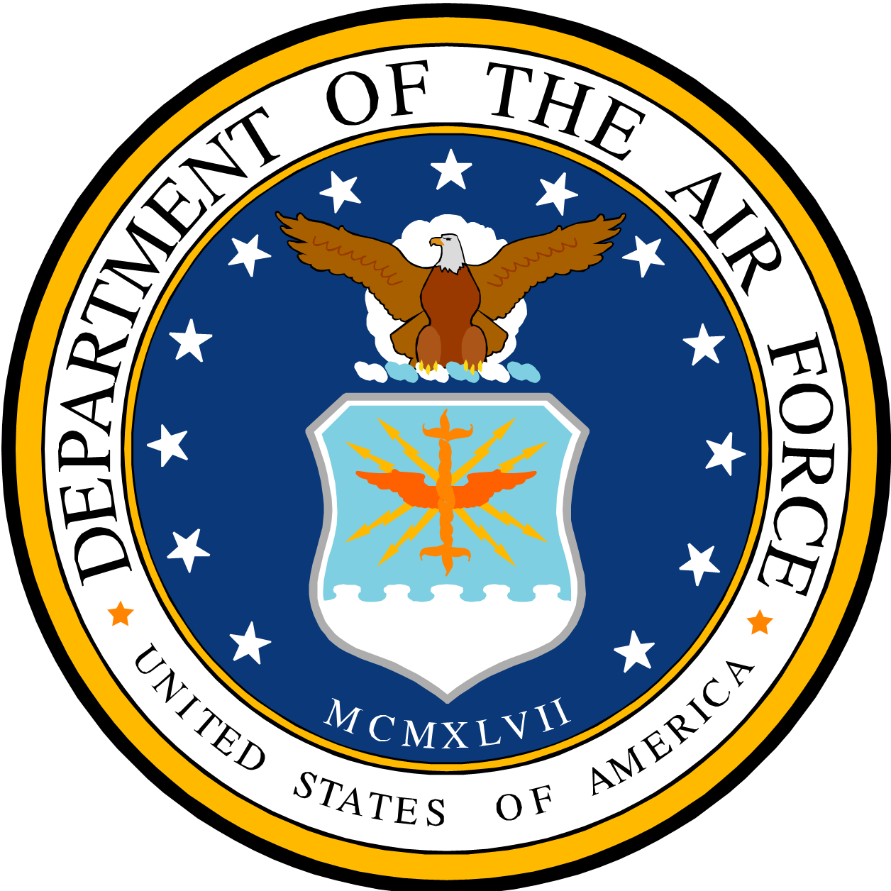 Air Force Logos Clip Art Free Cliparts That You Can - United States Air Force Seal (1256x1256)