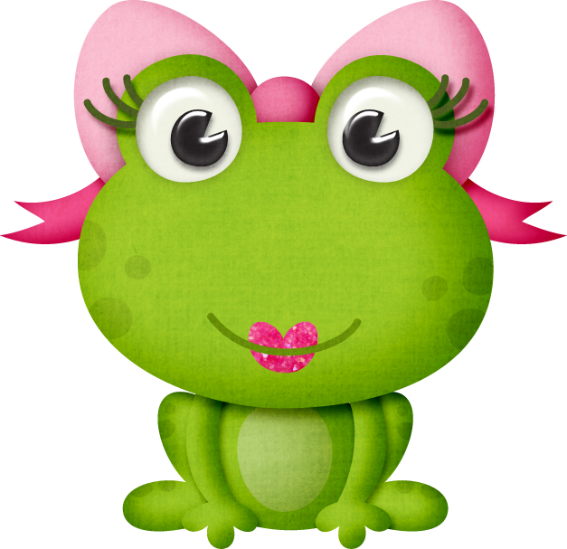 Tborges Ribbitribbit Frog2 - Cartoon Girl Frogs (627x607)