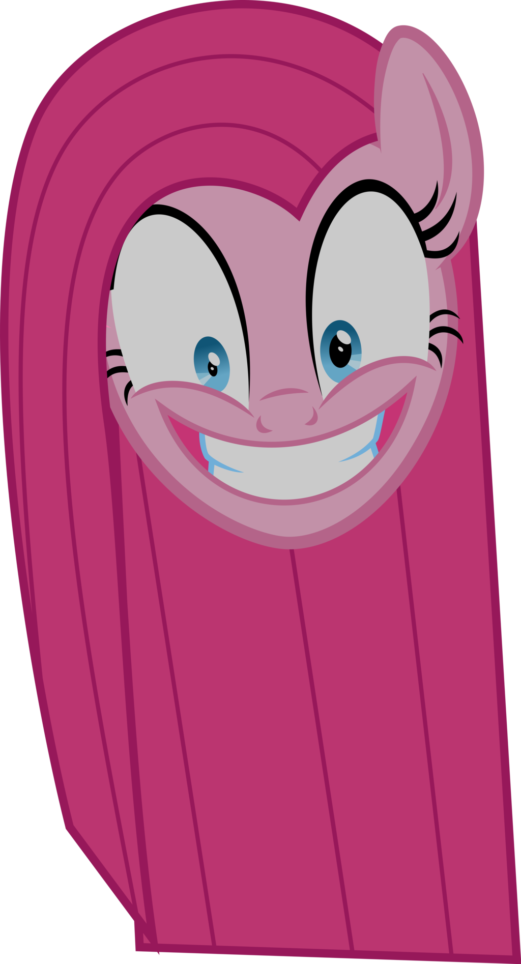 Crazy Pinkie Pie Head By Crazypon3 - Mlp Pinkie Pie Crazy (1024x1895)