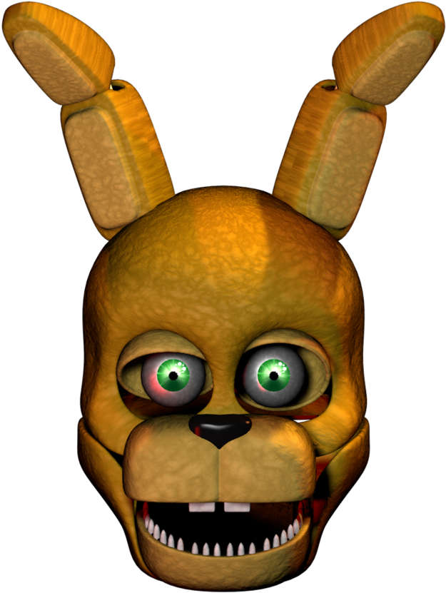 Spring Bonnie Head By 3d-darlin - Fnaf Spring Bonnie Head (894x894)