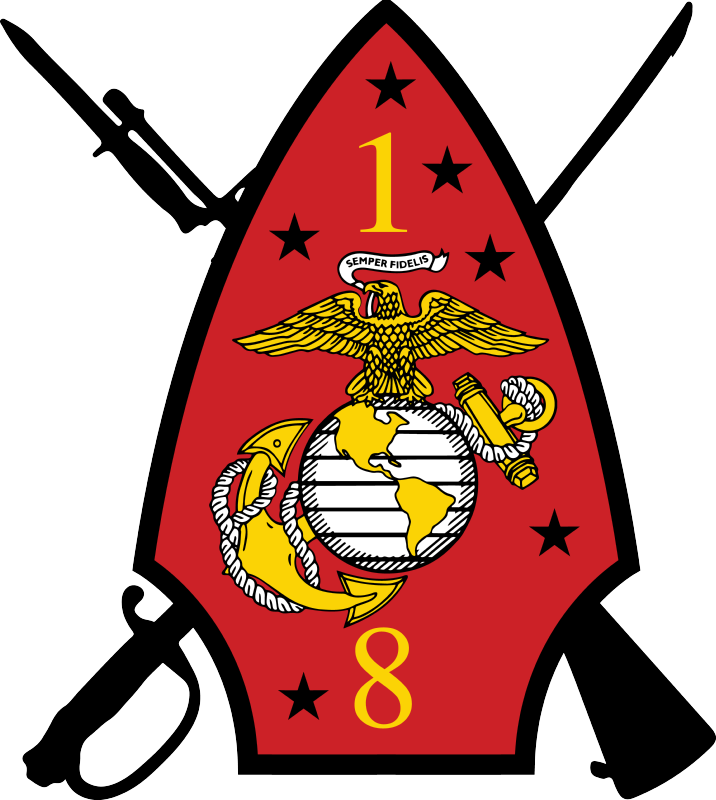 1st Battalion, 8th Marines Is An Infantry Battalion - Iphone 6 Plus Marine Corps Case (716x800)