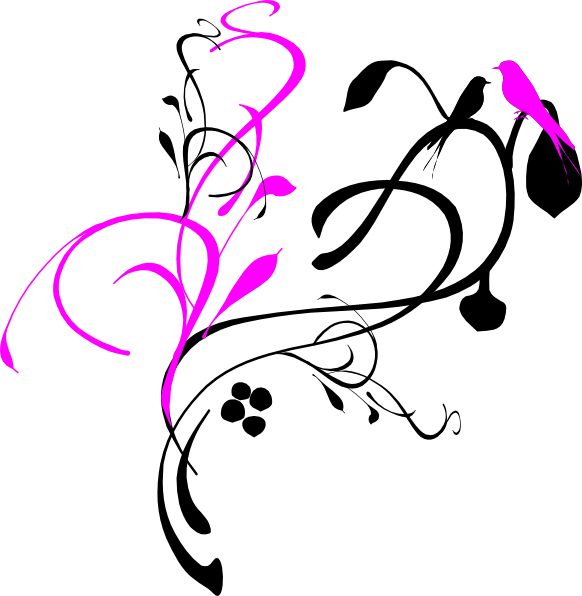 Curled Line Art Transparent Png (582x596)