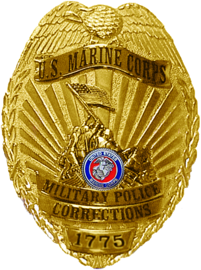 Marine Corps Military Police Corrections Badge - United States Marine Corps (644x866)