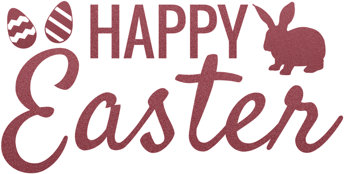 Vacation, Happy Easter Easter Holiday Happy Spring - Glitter Happy Easter (purple Bunny) Beach Towel (1280x640)