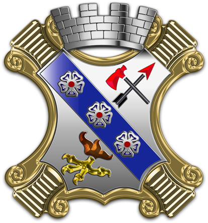 The 8th Infantry Regiment Also Known As The Fighting - 1 8 Infantry Crest (421x450)