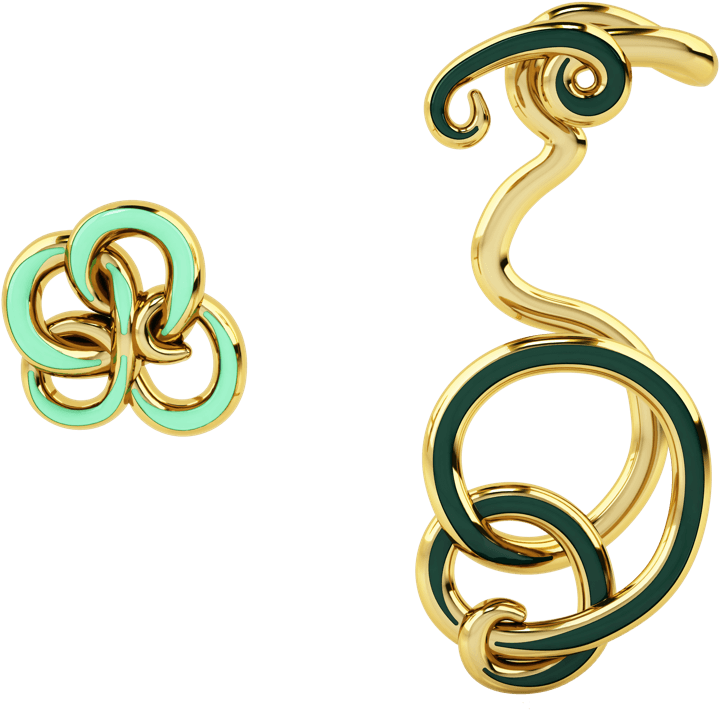 #jewellery #1986jewellery #ring #necklace #bracelet - Rose Gold Independent Designer Earrings (1000x1000)