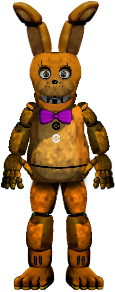 Spring Bonnie [remake] By Alexnelson1983 - Cartoon (456x1028)