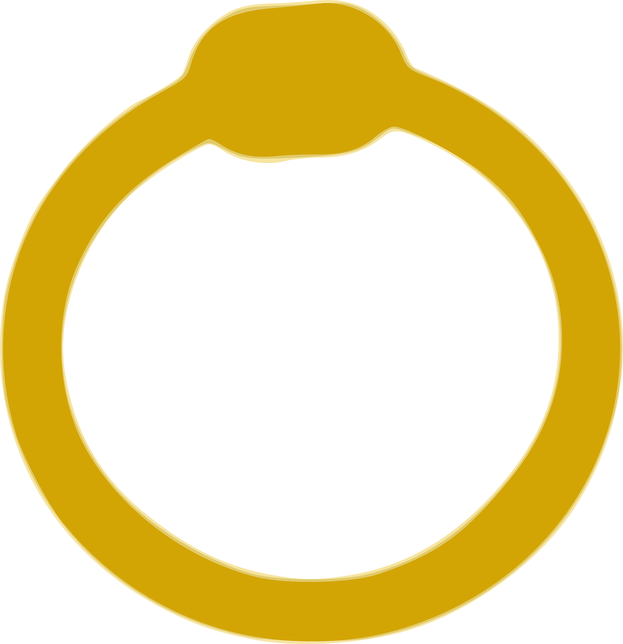 Ring Gold Jewellery Wedding Png Image - Ring Gold Clipart (1239x1280)