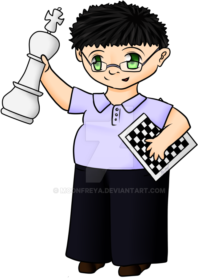 School Maskot Chess Nerd By Moonfreya School Maskot - Cartoon (1024x1448)