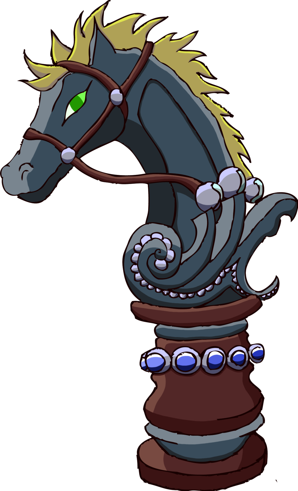 Chess Knight By 9mouth Chess Knight By 9mouth - Cartoon (1024x1689)