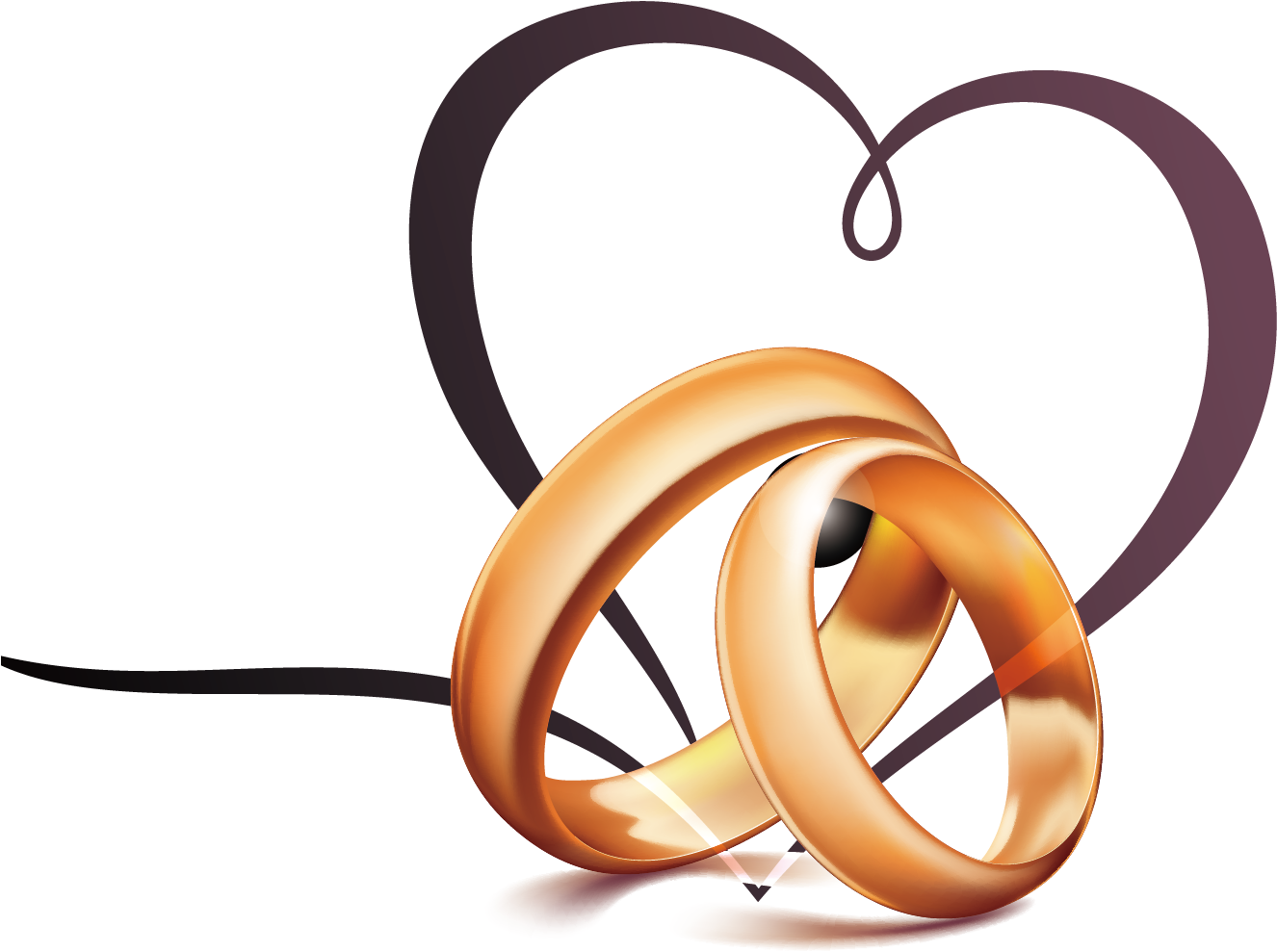 Wedding Ring Diamond Jewellery - Heart Wedding Ring Png (1334x1370)