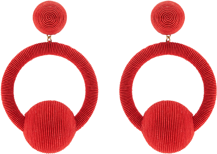 Linda Hoop-drop Earrings - Rebecca De Ravenel Kate Hoop-drop Earrings (1200x1200)