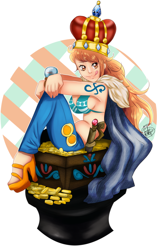Nami Chess By Fruittulip - Cartoon (752x1063)