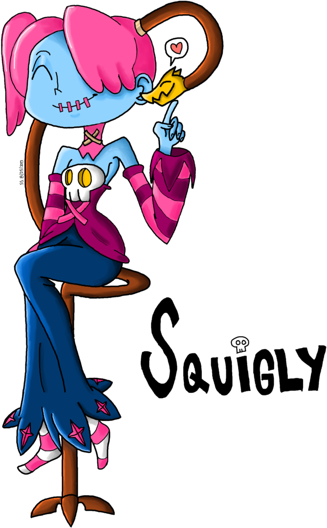 Squigly By Stupidsiren - Skullgirls (800x1204)