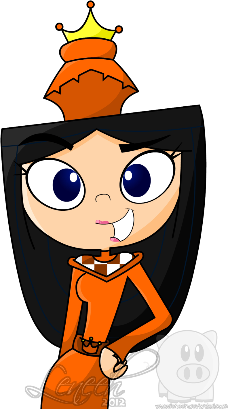 Chess Queen Isabella By Leneeh - Cartoon (900x1575)